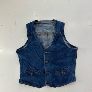 Womens blue Denim Vest
